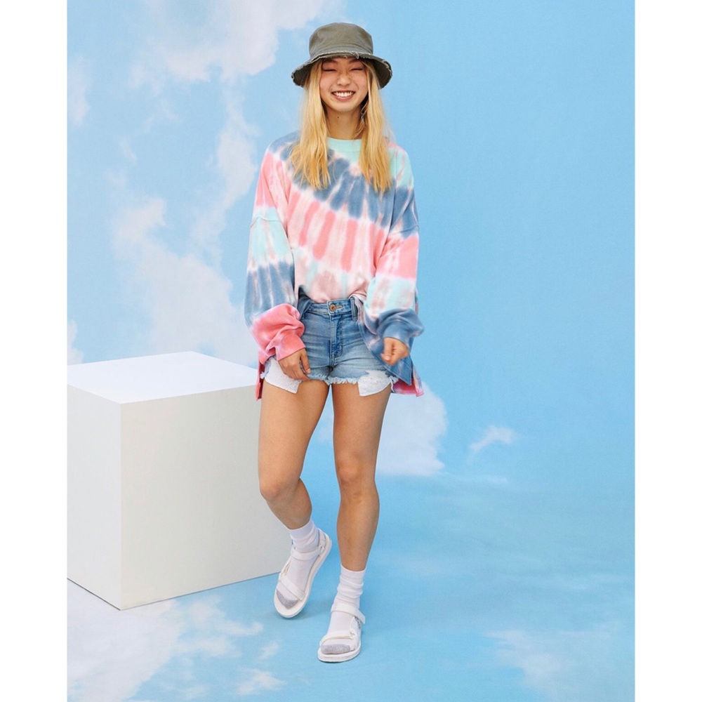 🆕 [AE] Summer Fleece Desert oversized sweatshirt - Picture 2 of 13